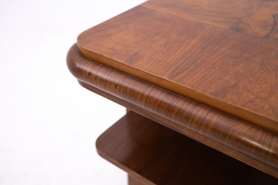 Image 1 of Quadratischer Art-Déco-Tisch aus den 1950er Jahren, Polen.