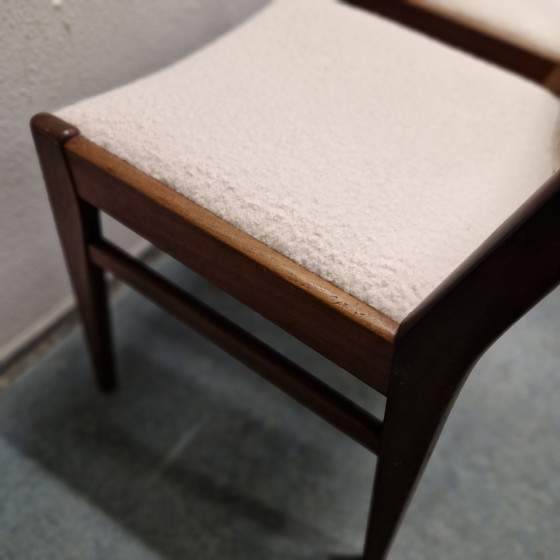 Image 1 of Set di 4 sedie danesi vintage rivestite di recente