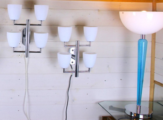 Image 1 of Lámpara de mesa grande de cristal de Murano, Jeannot Cerutti, VeArt para Artemide, Italia