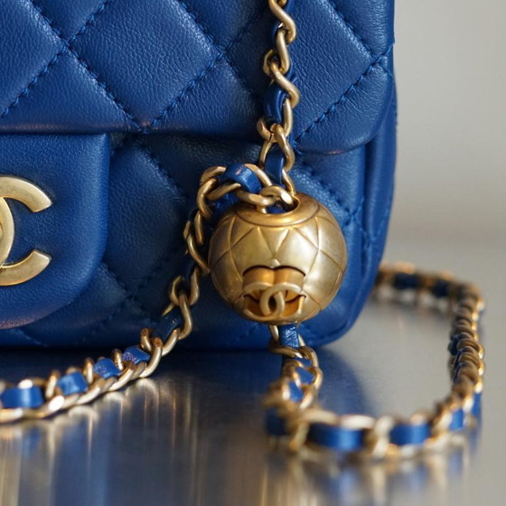Image 1 of Chanel Square Mini Pearl Crush Bag
