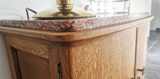 Image 1 of Meuble style Art déco- Chêne er hêtre- années 1950