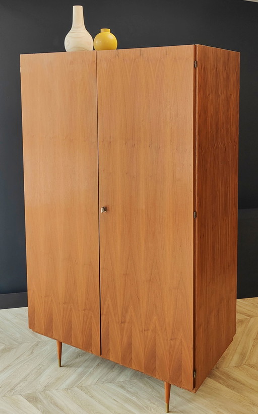 Mid Century kledingkast | Vintage - highboard, boekenkast