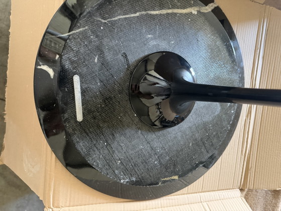 Image 1 of Knoll Tulip side table Nero Marquina marble in NEW CONDITION! Eero Saarinen