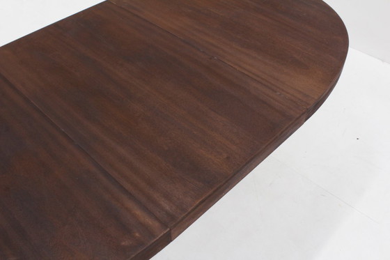 Image 1 of Vintage oval extendable dining table Alma Möbel