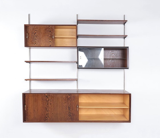 Image 1 of Parete componibile sospesa wengè anni '60