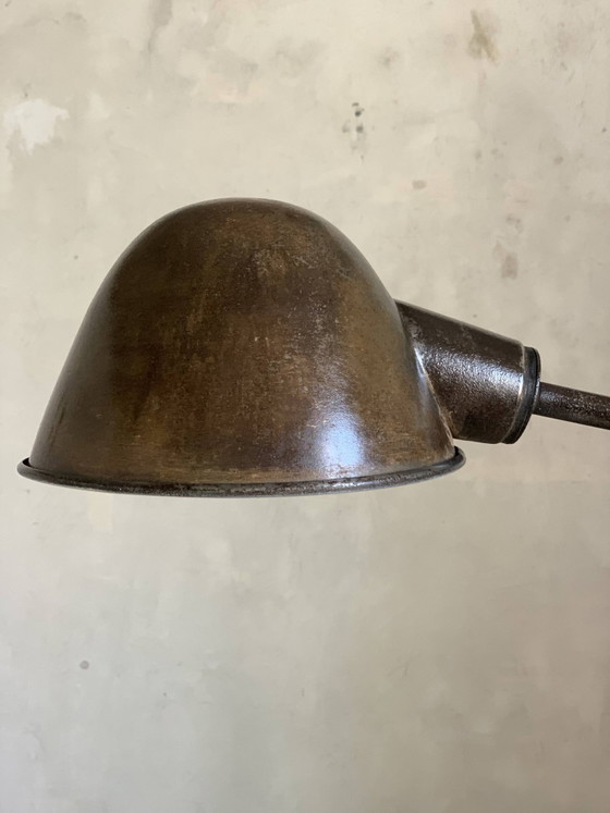 lampadaire industriel vintage pour atelier – polished steel, Metal, Industrieel (photo 6 of 15)