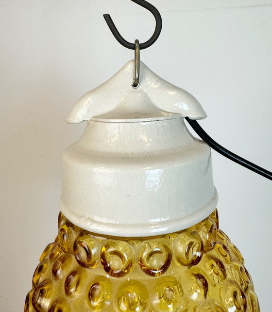Suspension vintage en porcelaine blanche, années 1970 – Glass, Ceramic (photo 4 of 14)