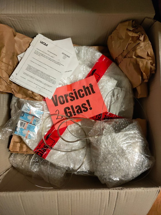 Image 1 of LEOLA Oyster design pendant lamp – Germany – modernist lighting