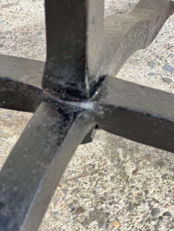 Image 1 of Appendiabiti in ferro battuto a forma di pappagallo, Francis DEWAELE, fabbro di MAROLLES e LOIR-ET-CHER, 1950