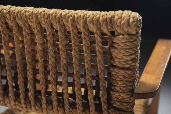 Image 1 of Vintage Lounge Chairs by Atelier Adrien Audoux & Frida Minet for VIBO France