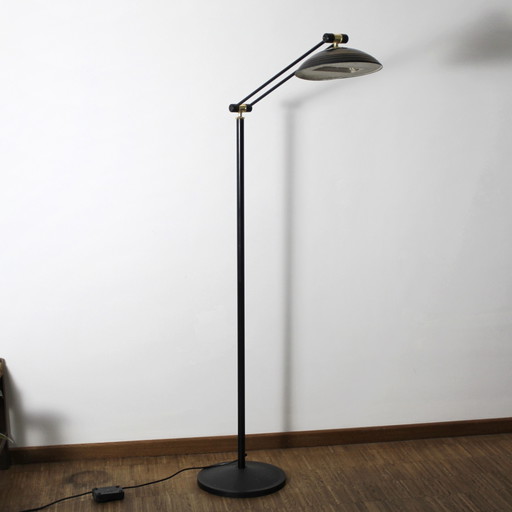 Vintage Italiaanse ‘80s Vloerlamp - Microdata Milano Krinthya
