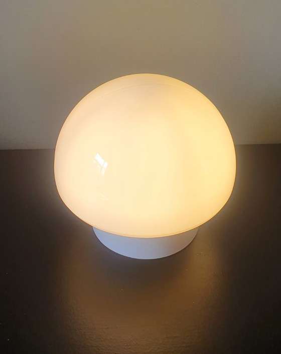 Image 1 of Vintage mushroom / champignon plafondlamp, Bauhaus stijl