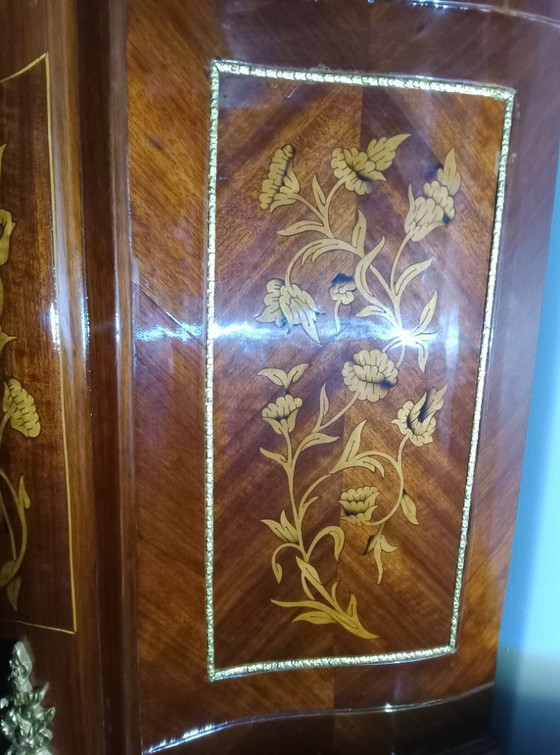 Image 1 of A magnificent marquetry commode - Napoleon III style