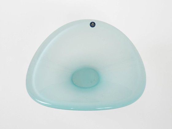 Image 1 of Plato de cristal, diseño danés, década de 1960, fabricado por Royal Copenhagen