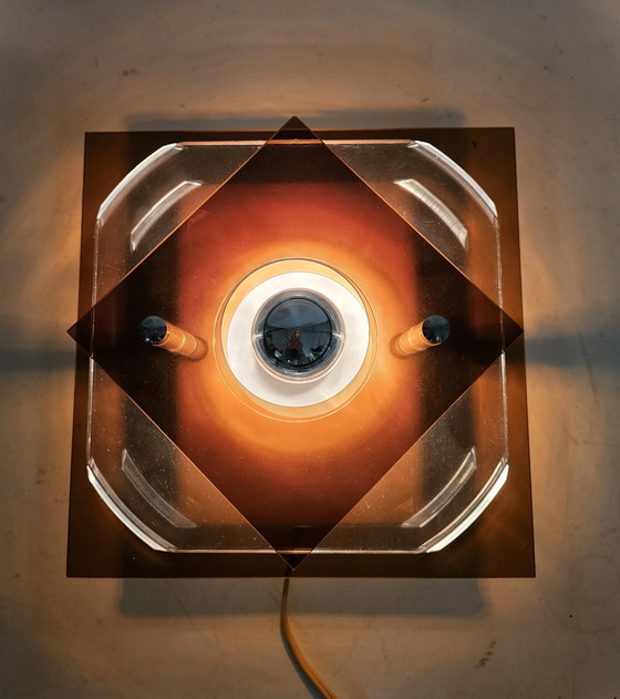 Image 1 of Wall lamp plastic Herda 1970s