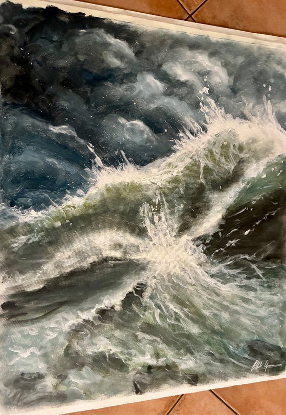 Image 1 of Walter Geraci - Stormy Sea