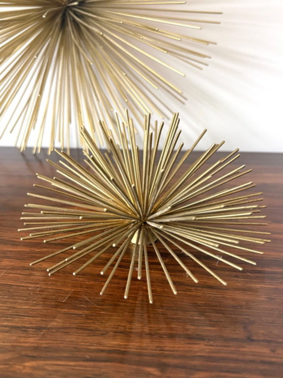 Decorative ornaments with spikes in mid-century style – Decorative Objects, Metal (photo 3 of 8)