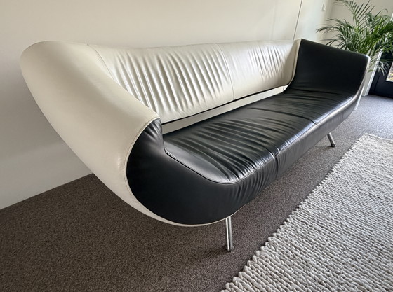 Image 1 of Divano di design Leolux Arabella a 3 posti – in pelle – in ottime condizioni