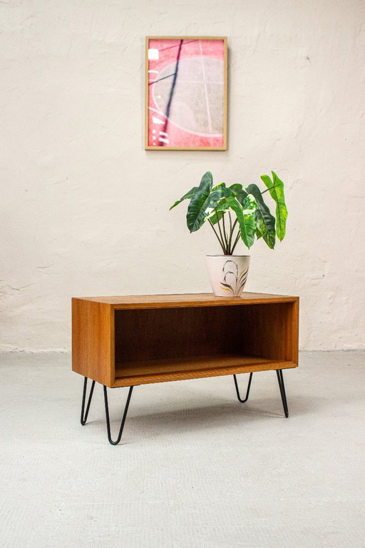 Vintage ladekast, dressoir, midden-eeuwse stijl (jaren 60), teak, walnoot – ladekasten, Wood