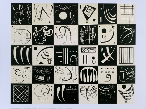 Wassily Kandinsky (1866-1944) - Trente, 1937 – posters, Paper