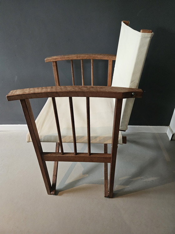 Image 1 of Vintage Danish director's chair, Hyllinge Møbler, 1970s