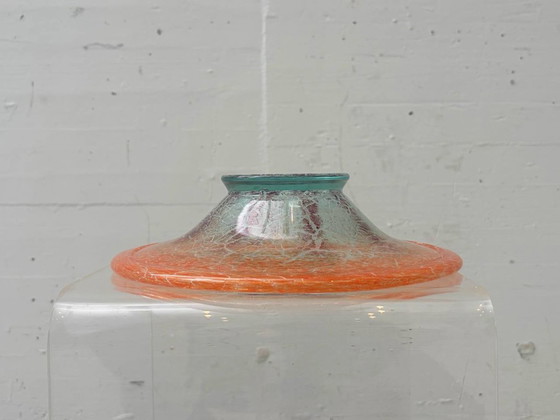 Image 1 of Bol Ikora en verre soufflé à la bouche par Karl Wiedmann pour WMF, années 1930