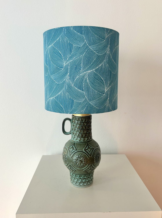 Image 1 of Zeldzame keramische lamp, gemaakt van een vaas door Bodo Mans voor Bay Keramik.