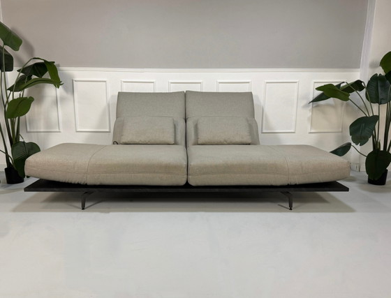 Image 1 of Rolf Benz Aura Sofa Beige Stoff Couch Relaxfunktion
