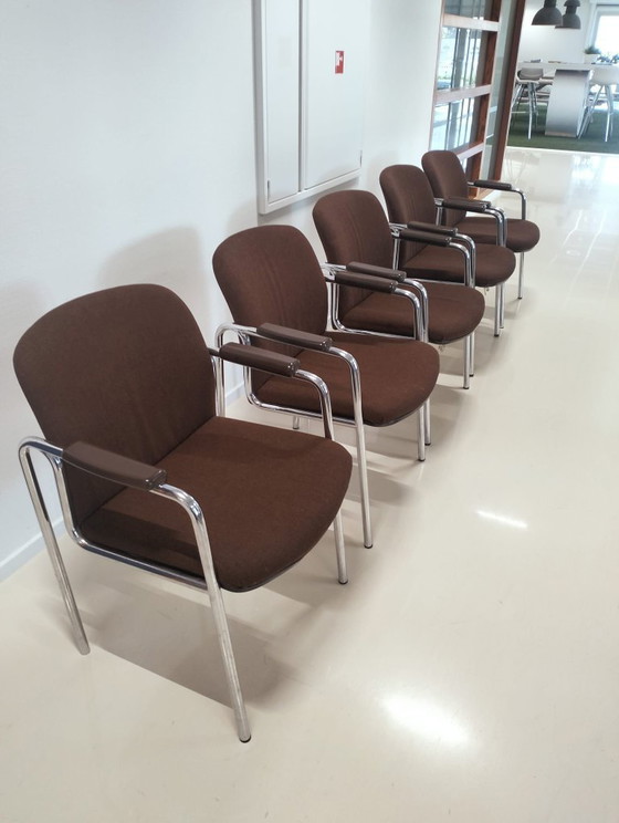 Image 1 of 5 x zeldzame fauteuils * Röder en Söhne * jaren 70 * waarschijnlijk van Miller Borgsen