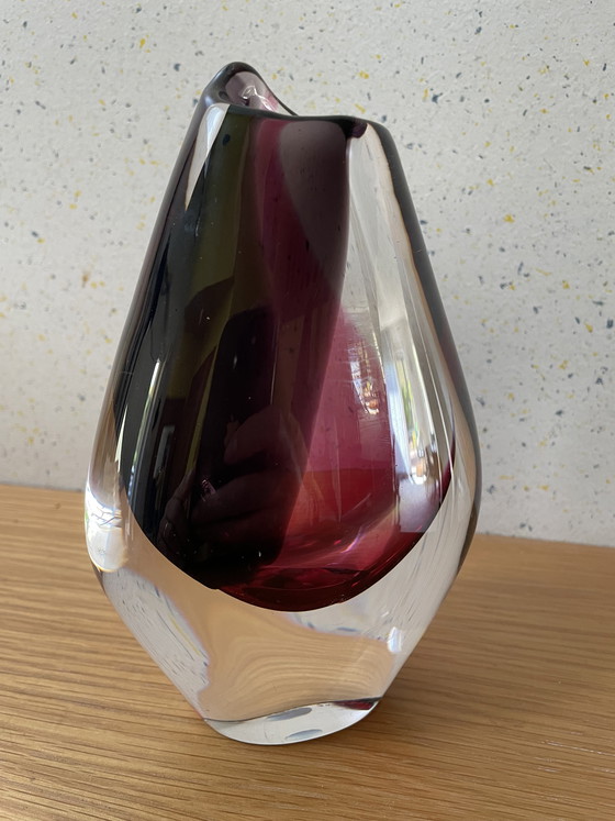 Image 1 of vase Gullaskruf Orrefors C.R.P. Sweden.