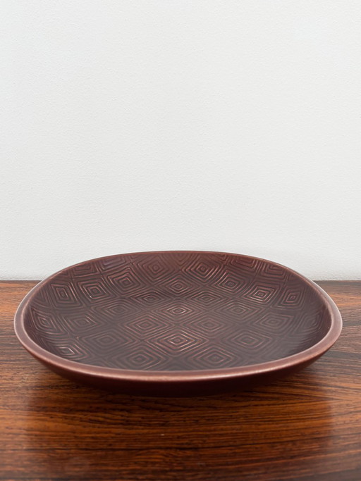 Centrotavola grande serie Marselis in ceramica di Nils Thorsson per Royal Copenhagen, Danimarca, anni '50