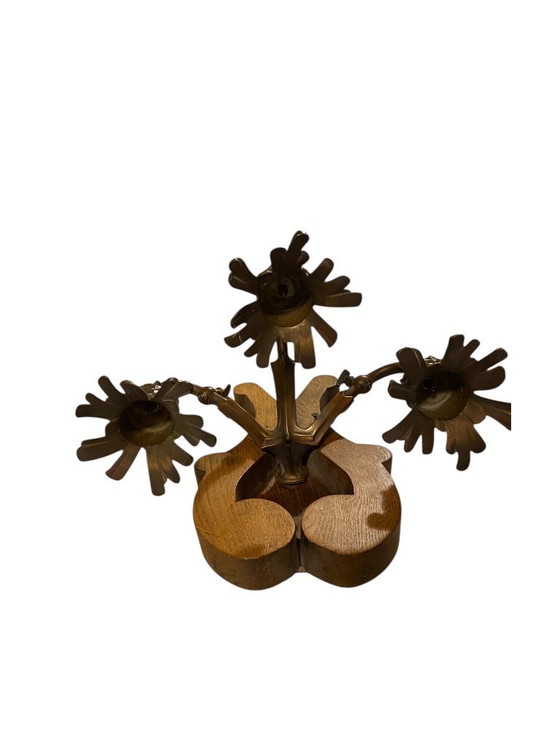 Image 1 of chandelier mural décoratif