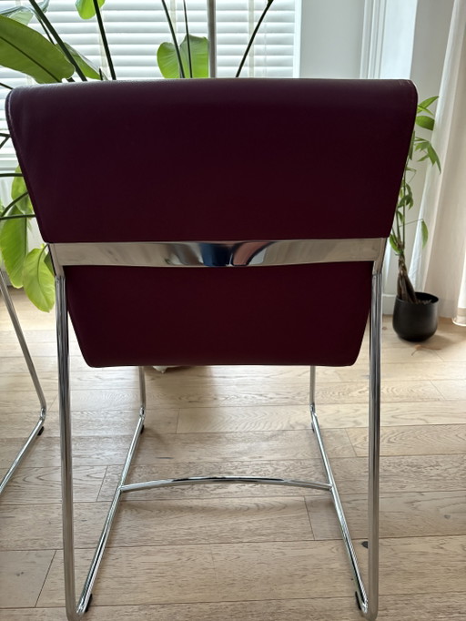 2 chaises de salle à manger Leolux Spring