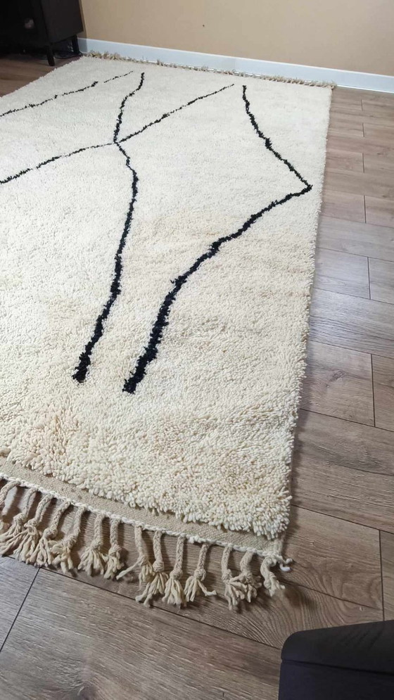 Image 1 of Tapis berbère laine vierge Tapis marocain - 323 x 202 cm 300 x 200 m Type B7.9