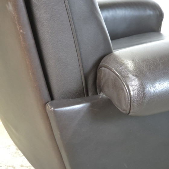 Image 1 of Fauteuils lounge pivotants en cuir De Sede DS-31, design vintage des années 1960