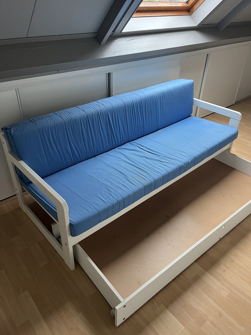 Sofá cama IKEA con cajón grande