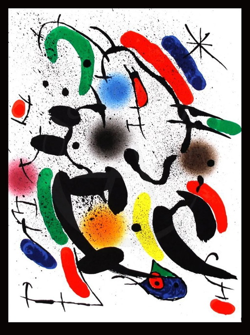 Miró, Joan - Litografia Original VI - Wvz: Mourlot 862 - Kleurenlitho