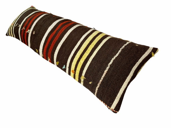 Image 1 of Unique Kilim & Carpet Cushion Cover – 120 x 40 cm