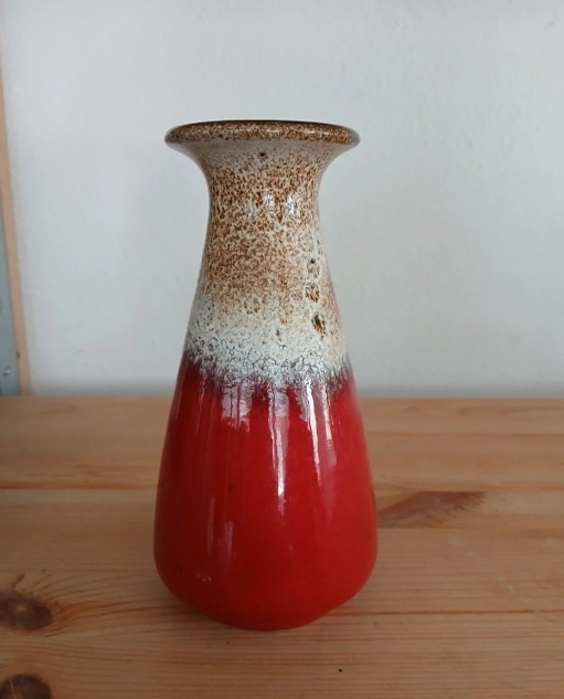 Jarrón de Flores Scheurich Vintage Lava – Scheurich W-Germany, vazen, Ceramic