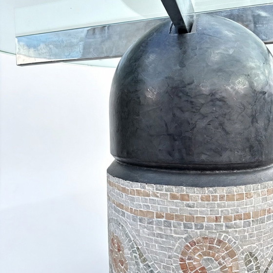 Image 1 of Giovanni Offredi for Saporiti « paracarro » dining table