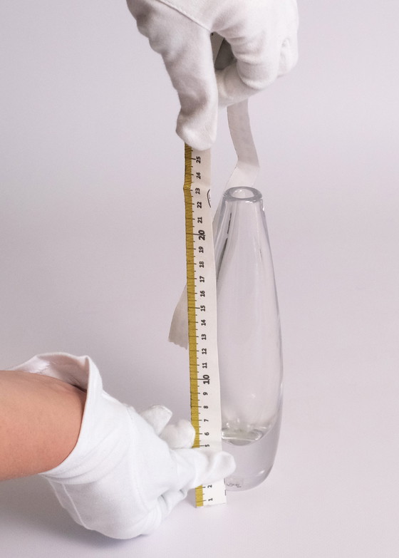 Image 1 of Transparent Ellipse-shaped Vase