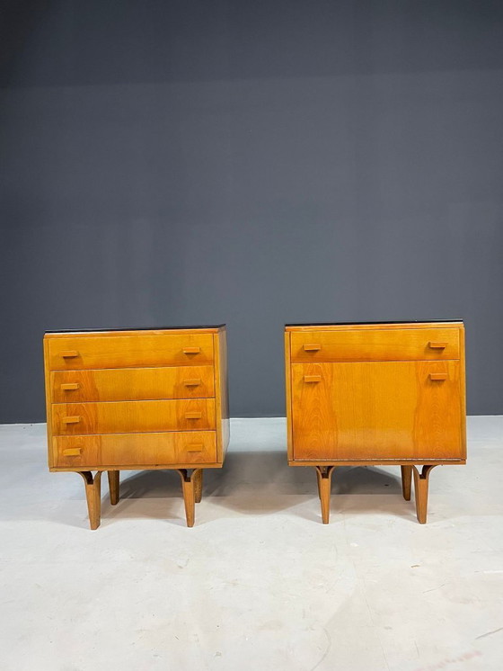 Image 1 of Midcentury Nightstands by Nový Domov, Czechoslovakia, 1970s – Set of 2