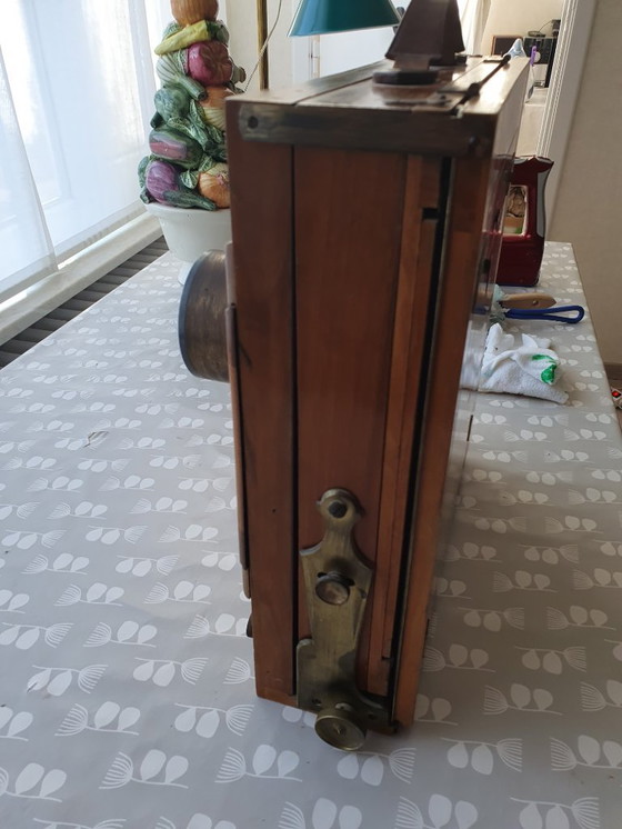 Image 1 of Antique wooden bellows camera with Rodenstock lens (ca. 1910)