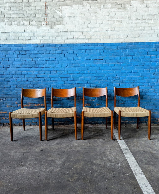 4X Midcentury Chairs / Pastoe / 1950S