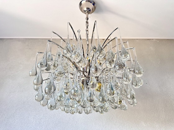 Image 1 of Grande lampadario vintage a goccia di Christoph Palme