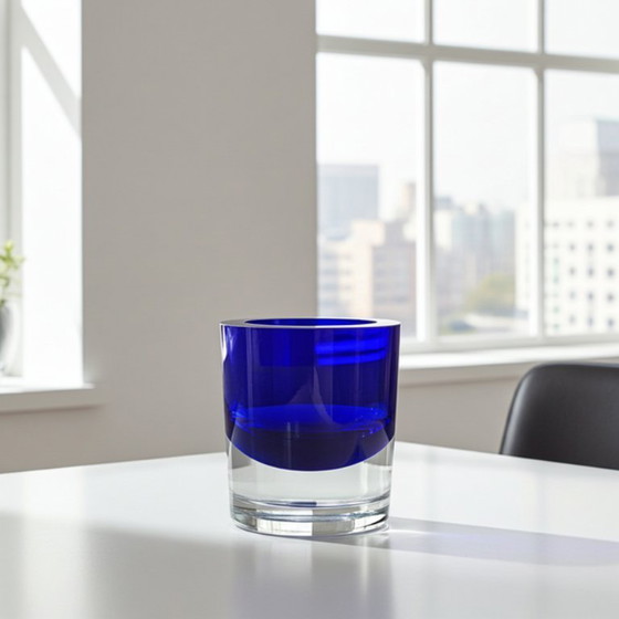 Image 1 of Pols Potten Blue Vase - Original sticker