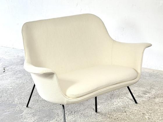 Canapé organique 2 places des années 1950, conçu par Hans Bellmann pour Straessle & Söhne, Suisse – Strässle (photo 5 of 11)