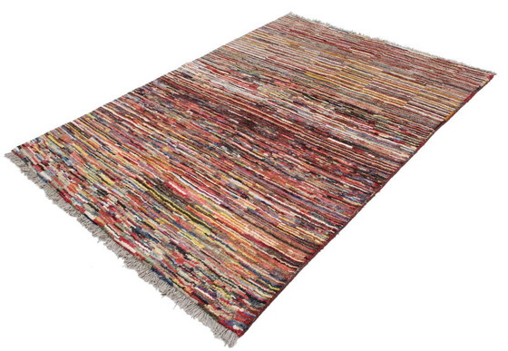 Image 1 of Original Persian carpet Gabbeh Ghashghai oriental carpet 214 cm x 154 cm old natural