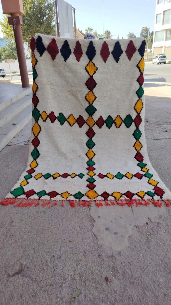 Image 1 of Handgeknoopt Berber kleed wol 254x178cm