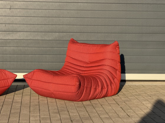 Image 1 of 2x 100% authentieke Ligne Roset Togo 1zits, Masai stof